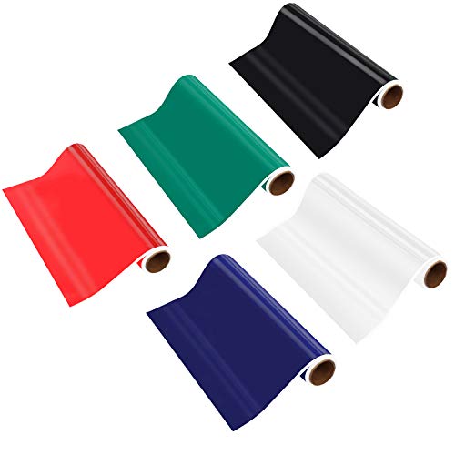 Belle Vous Rotolo Pellicola Adesiva Rossa, Bianca, Verde, Blu E Nera- Pellicola Wrapping 3 M X 30 Cm- Pellicola Adesiva Mobili, Arte Ed Artigianato, S