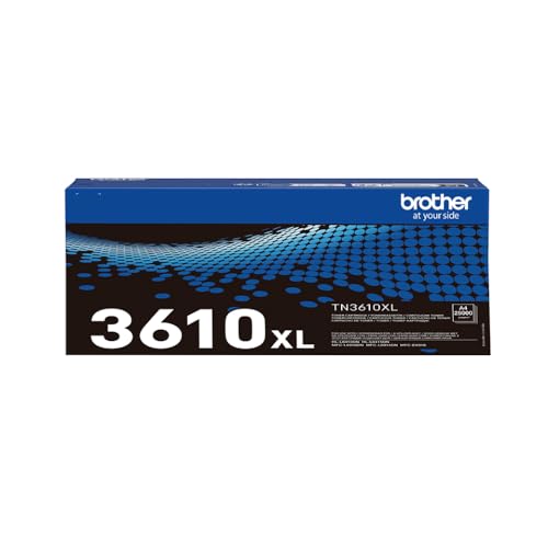 Brother Tn3610Xl Toner Originale, Alta Capacità, Fino A 25000 Pagine, Per Stampanti Hll5210Dn, Hll5210Dw, Hll6210Dw, Dcpl5510Dw, Mfcl5710Dn, Mfcl5710D