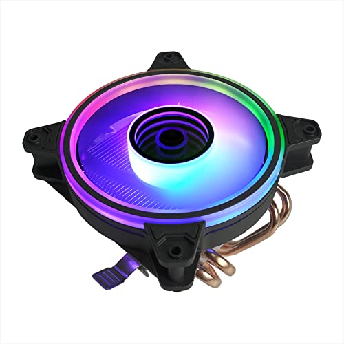 Noua Vex Argb Tdp 100W Dissipatore Di Calore Cpu A Basso Profilo 4 Tubi Di Calore Ventola Pwm Indirizzabile Da 120Mm Compatibile Per Intel I7/I5/I3 So