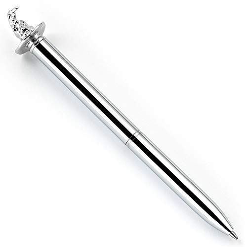 Distrineo Harry Potter Hogwarts Sorting Hat Metallico Argento Penna A Sfera