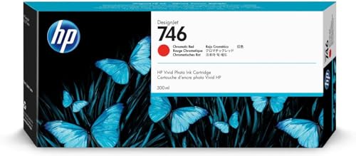 Hp 746 P2V81A, Cartuccia Originale Hp, Compatibile Con Le Stampanti Hp Designjet Serie Z6 E Z9, Rosso Cromatico