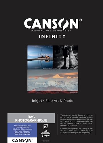 Canson Infinity Rag Photographique Gr310 A3X25