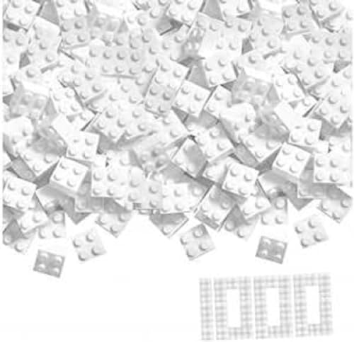 Simba Blox 104114119 - Set Di 4 Mattoncini Bianchi Da Costruzione, 1000 Pezzi