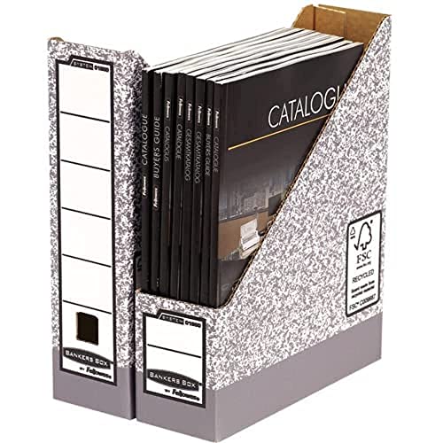 Fellowes 0186004 Bankers Box System Portariviste, Grigio