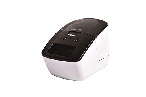 Brother Ql700 Stampante Per Etichette, Collegabile A Pc, Plug&Print, Rotoli Dk Fino A 62 Mm, 93 Etichette Al Minuto, Senza Wi-Fi, Stampa In Nero