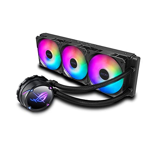 Asus Rog Strix Lc Ii 360 Argb Dispositivo Di Raffreddamento A Liquido All-In-One, Cooler Cpu, Supporto Intel Lga 1700 E Amd Am4/Tr4, 3 Ventole Rog Rgb