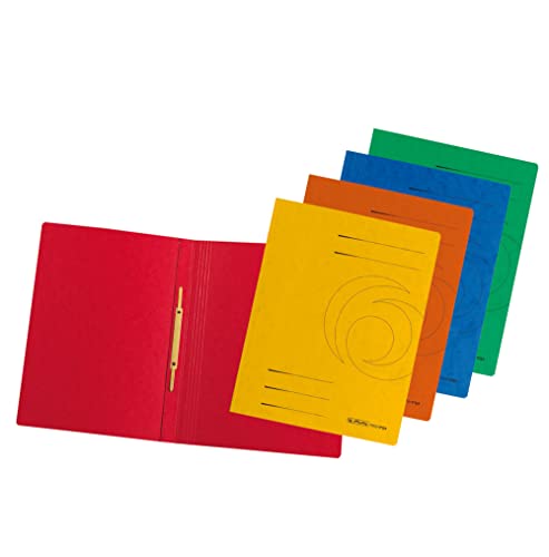 Herlitz – Cartelline Semplici Colorspan, Colori Assortiti (10 Pezzi)