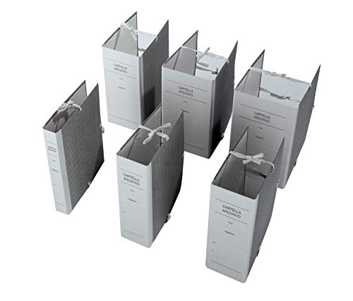 Cartelle Archivio Con Lacci, Dorso 6, Cm 25X35, Faldoni In Confezione Da 25 Pezzi