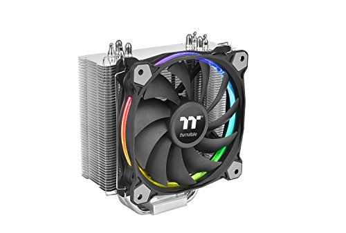 Ventilateur Processeur Thermaltake Compatible Riing Silent 12 Rgb Sync Edition (Noir)