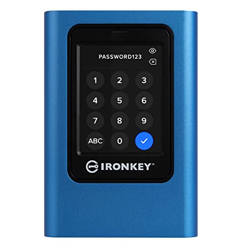 Kingston Ironkey Vault Privacy 80, Dischi Ssd, Con Certificazione Fips 197 E Crittografia Xts-Aes A 256 Bit, 250Mb/S In Lettura, 250Mb/S In Scrittura,