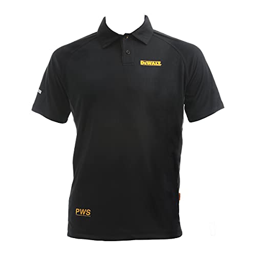 Dewalt Polo Da Uomo Dewrutxl-Tb Rutland Performance Xl 122 Cm, Nero, Xl Eu