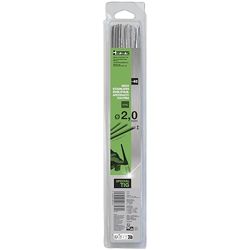 Gys Wig, Bacchette In Acciaio Per Saldatura, Acciaio Inox, Lunghezza 330 Mm, Diametro 2,0 Mm, 316Lsi