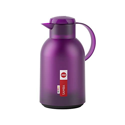 Emsa N4011800 Caraffa Termica, Plastica Vetro, Semitrasparente, Melanzana