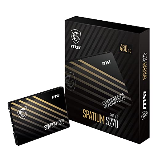 Disco Duro 2.5 Ssd 480Gb Sata3 Msi Spatium S270