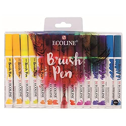 Pennarelli Talens Ecoline Brush Pen Set Da 30 Pezzi