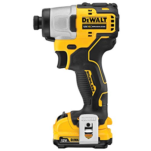 Dewalt Dcf801D2-Qw - Avvitatore A Impulsi Xr 12V 1/4" 163Nm Con 2 Batterie Li-Ion Da 2Ah E Valigetta Tstak