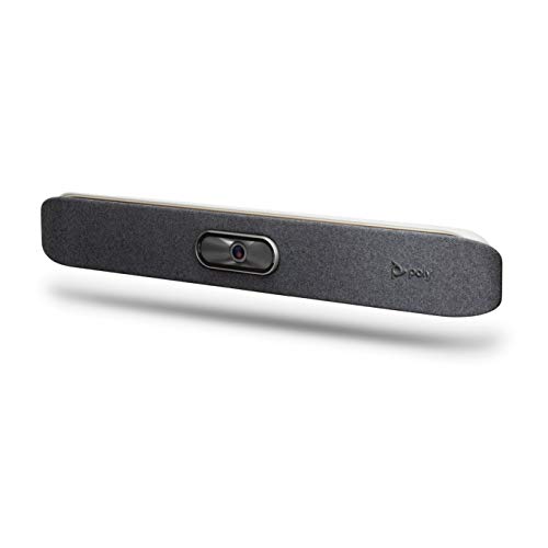 Poly All-In-One - Sistema Videoconferenza Studio X30, Angolo Di Visualizzazione 120°, Zoom 4X, Colore: Nero