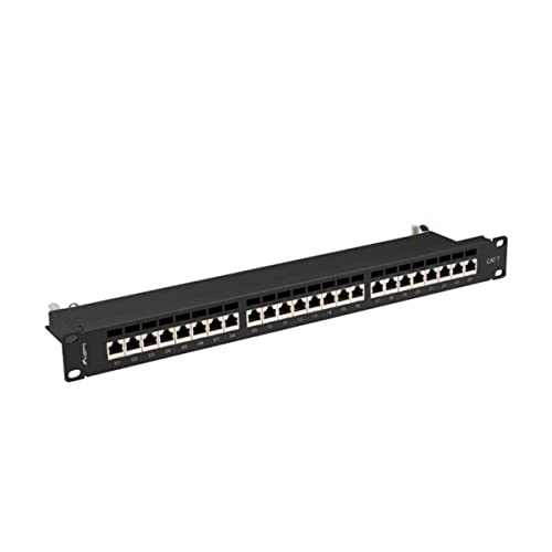 Lanberg Patch Panel 24 Port 1U Cat.7 Ftp Black Pps7-1024-B