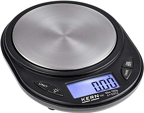 Kern Tgc 500-1 Tgc 500-1 - Bilancia Tascabile, Portata Massima 500 G, Leggibilità 0,1 G, Funzionamento A Batteria, M