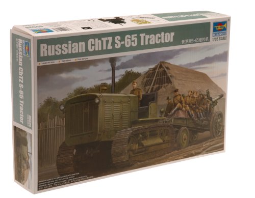 Trumpeter 05538 - Modellino Trattore Russo Con Cabina Chtz S-65