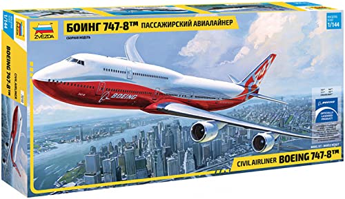 Zvezda Models 1/144 Boeing 747-8 [Toy] (Japan Import)