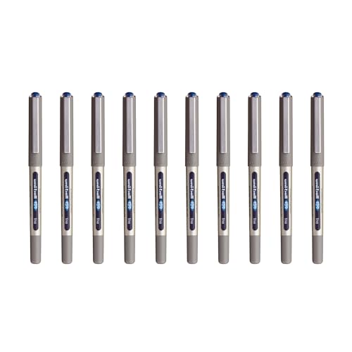 Uni-Ball Ub-157 Eye Fine - Set Di 12 Penne Roller Blu