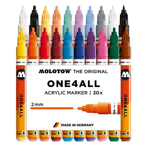 Molotow 200152 Kit 1 Da 20 Pennarelli One4All 127Hs