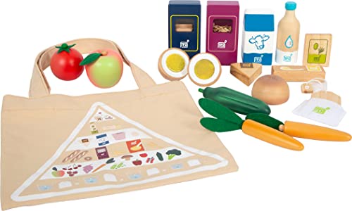 Small Foot Set Di Alimenti Vegetariani Fresh In Legno, Accessori Per Cucina, Gioco Di Ruolo Dai 3 Anni, 12284 Giocattoli, Multicolore