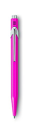 Caran D'Ache 849 - Penna A Sfera In Metallo "Fluo", Colore: Viola