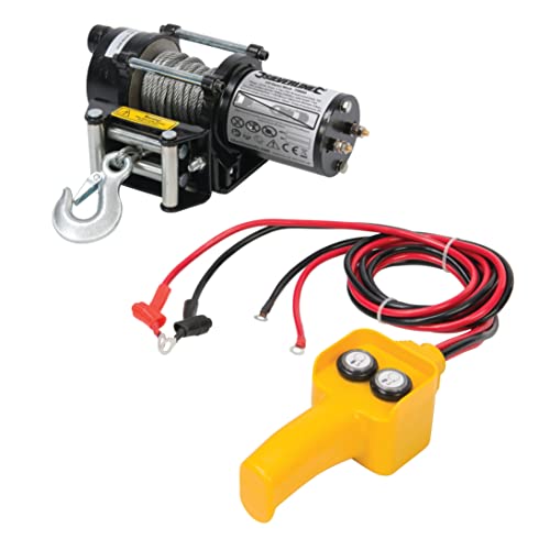 Silverline - Verricello Elettrico 12 V 900 Kg (2000 Lb) (748850)