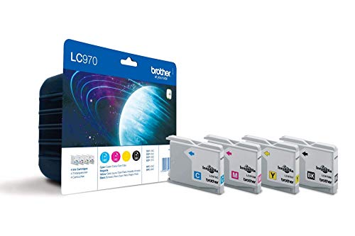 Brother Lc970Valbp Cartuccia D'Inchiostro, 300 Pagine Stampate, Multi-Pack