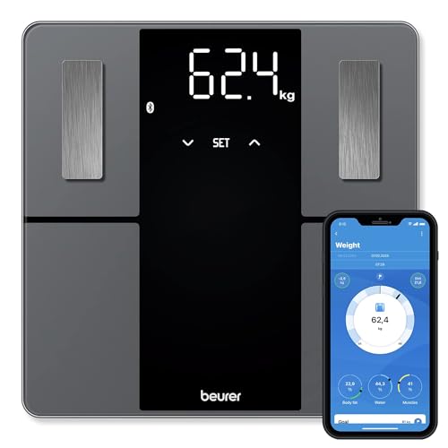 Beurer Bf 500 Bt Super Black Edition Bilancia Diagnostica Elegante Con Funzione Bluetooth
