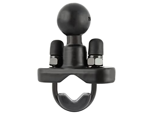 Ram Mounts Ram-B-231Zu, Supporto Per Navigatore Da Moto, 12,7-31,75 Mm, Unisex, Multiuso, In Alluminio, Nero