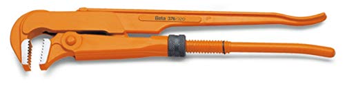 Beta 376 630 - Giratubi Modello Svedese Con Ganasce Piane A 90° In Acciaio Forgiato - 1 Pezzo, 630Mm