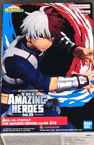 Banpresto My Hero Academia - Shoto Todoroki - Figurine The Amazing Heroes 15Cm
