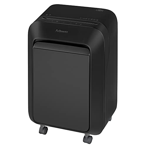 Fellowes Distruggi Documenti A Microframmento Lx211, 16 Fogli, Per Piccolo Ufficio, Da 1 A 3 Utenti, Distruggidocumenti Con Tecnologia Intellibar, 100