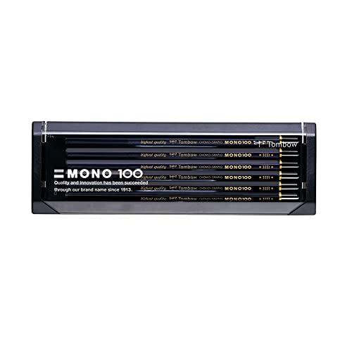 Tombow Bleistift Mono 100, Sechseckig, Härtegrad: Hb
