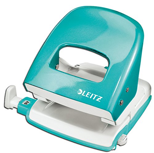 Leitz Perforatore In Metallo Nexxt Wow, Fino A 30 Fogli, Box, Blu (Ghiaccio)