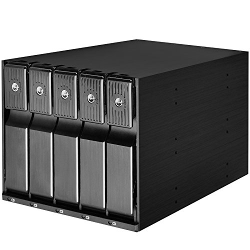 Silverstone Technology Sst-Fs305-12G - Telaio Per Hard Disk Hot Swap In Alluminio Per 5 Dischi Rigidi Da 3,5" Sas 12G/Sata 6G O Ssd Con Serratura In M