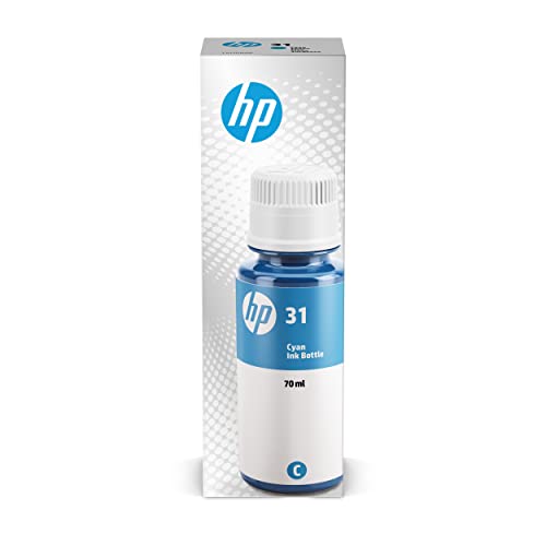 Hp 31 1Vu26Ae, Flacone Di Inchiostro Termico Originale Hp Da 8.000 Pagine, Compatibile Con Stampanti Senza Cartucce Hp Smart Tank Serie 400, 500 E 600