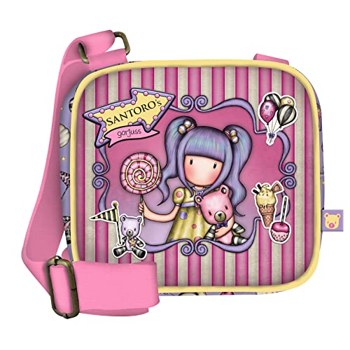 Safta- Mini Tracolla Incrociata Gorjuss Fairground First Prize 16,5 X 15 X 6,5 Cm, Multicolore, 1039Gj10