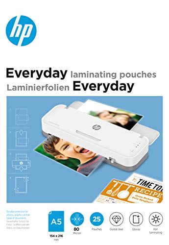 Hp Pellicole Per Plastificatrice Everyday A5 80 Micron 25X