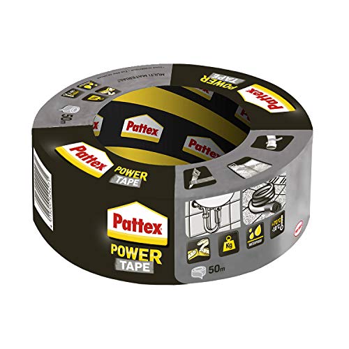 Pattex Power Tape, Nastro Telato Americano, Nastro Isolante Extra Forte Per Carichi Pesanti, Per Tutti I Materiali, Impermeabile, Universale, Per Ripa