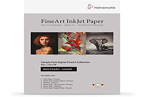 Hahnemuhle Matt Fineart Smooth Campioni Sample Pack A4