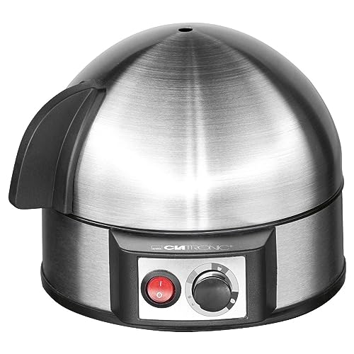 Clatronic 263 118 Ek 3321 Bollitore Per 7 Uova In Acciaio Inox, 400 W