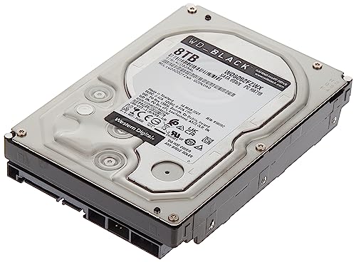 Wd_Black 8Tb Hard Disk Interno Da 3.5” Ad Alte Prestazioni, 7200 Rpm Class, Sata 6 Gb/S, 128Mb Cache, Garanzia 5 Anni