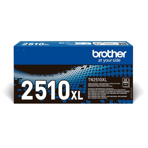 Brother Tn2510Xl Toner Originale,Alta Capacità,Fino A 3000Pagine,Perstampantihll2400Dwe,Hll2445Dw,Dcpl2620Dw,Dcpl2660Dw,Dcpl2665Dw,Mfcl2800Dw,Mfcl2827