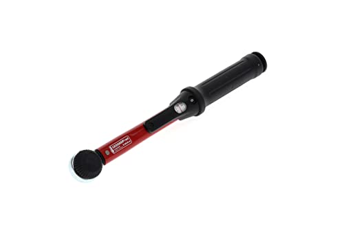 Gedore Red - Chiave Dinamometrica Per Filettatura Sinistra E Destra, 1/4", 5-25 Nm, Tubo In Acciaio, Colore: Rosso/Nero