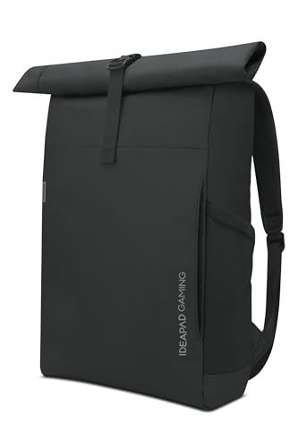 Lenovo Ideapad Gaming Modern Backpack - Zaino Per Giocatori (Ultra Durevole, Ultra Leggero, Resistente All'Acqua) Plastica Riciclata - Nero