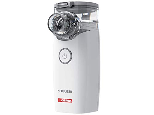 Gima Aerosol Silenzioso Macchina Aerosol Portatile Con Nebulizzatore Compatto Maneggevole E Leggero Per Il Trattamento Di Disturbi Respiratori In Adul